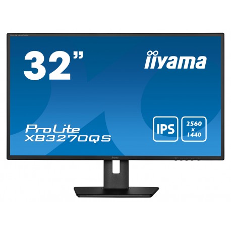 Monitor IIYAMA ProLite XB3270QS-B5 31,5", WQHD, IPS, HDMI, DP, DVI, SWIVEL, GŁOŚNIKI, AUDIO